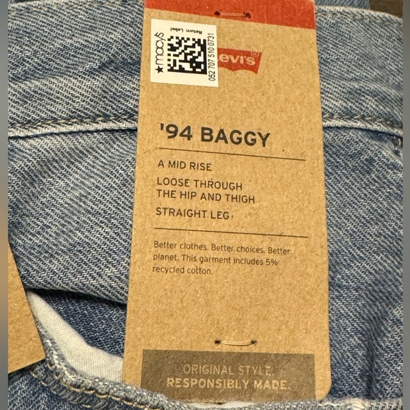 Levi’s 94 Baggy size 29x31 new with tags - Picture 9 of 9